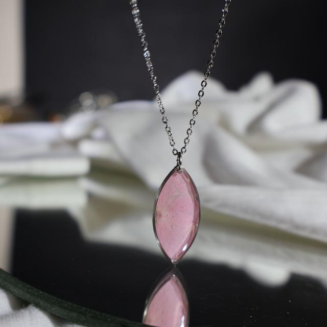 Pink Hydrangea Set-Necklace