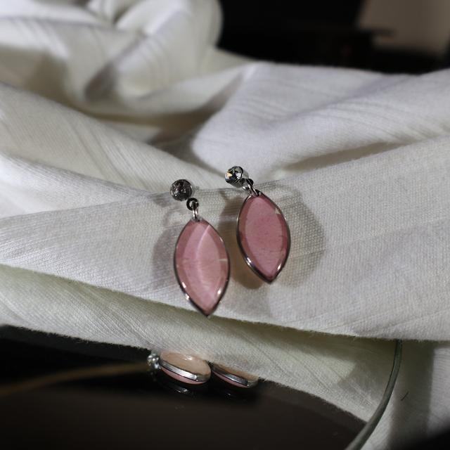 Pink Hydrangea Set-Earrings