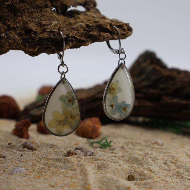 Lorelei Earrings (forget me not)-Silver