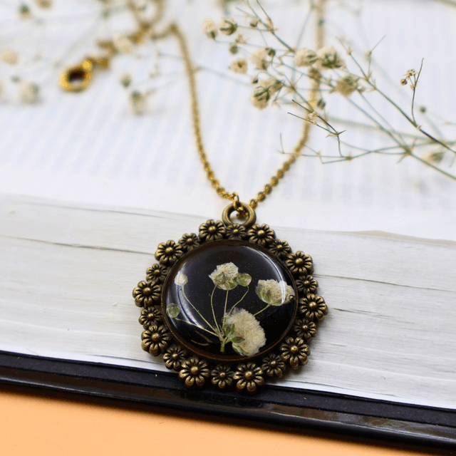 Antic - classy Black Necklace-Antic