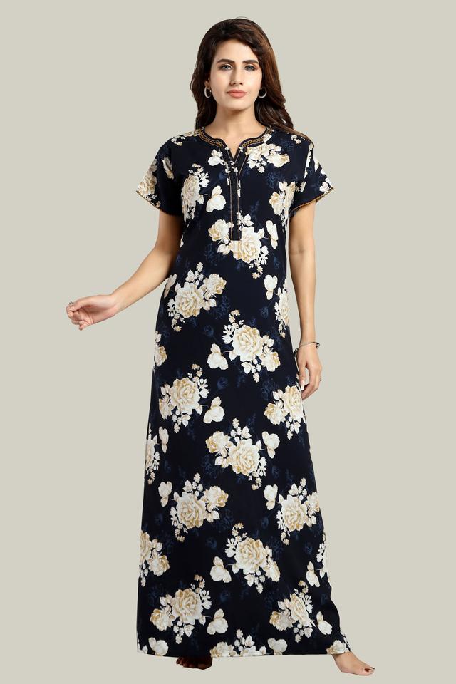 Navy Blue Reyon Tamara-2XL