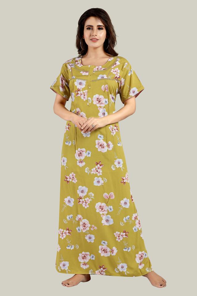 Lemon Yellow Reyon Riya-XL