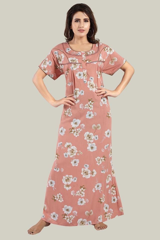 Peach Pink Reyon Riya-XL
