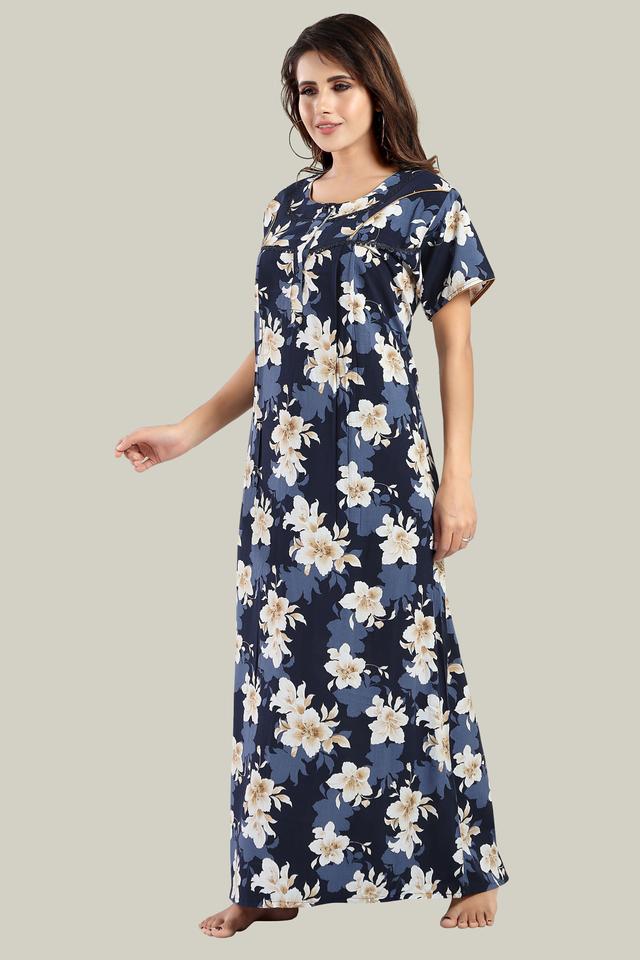 Navy Blue Reyon Vani-2XL
