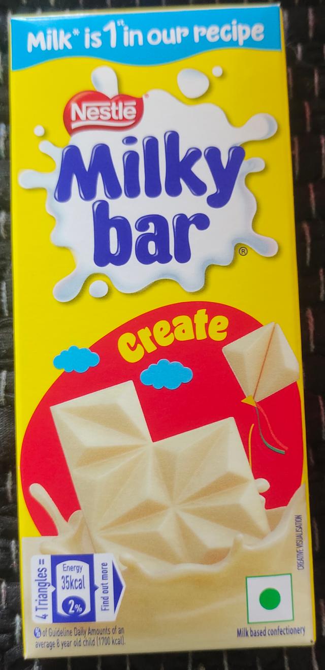 Nestle milky bar chocolate 