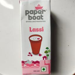 Paper boat rose lassi 
