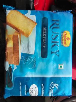 Haldirams milk toast rusky