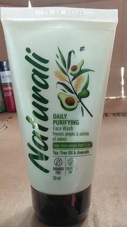 Naturali daily purifying face wash tea tree oil & avocado 
