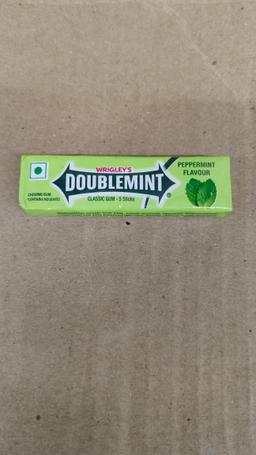 Double mint pepper mint flavour gums