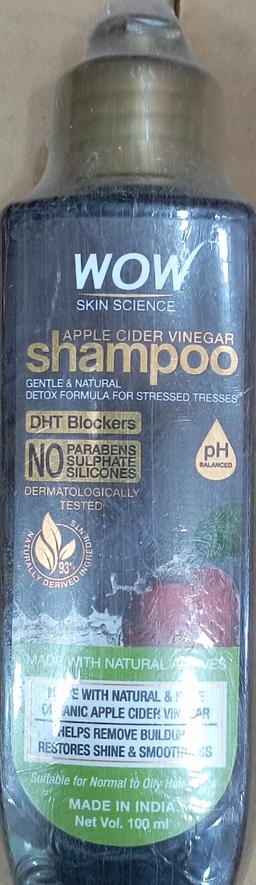 Wow apple cider vinegar shampoo 