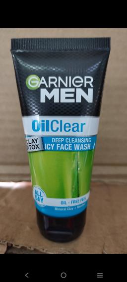 Garnier men oil clear icy face wash 