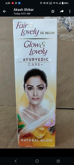 Glow and lovely ayurvedic care natural glow 