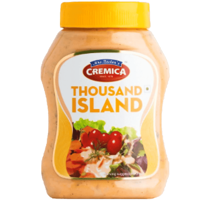 Cremica Salad Dressing - Thousand Island, 275 G Bottle