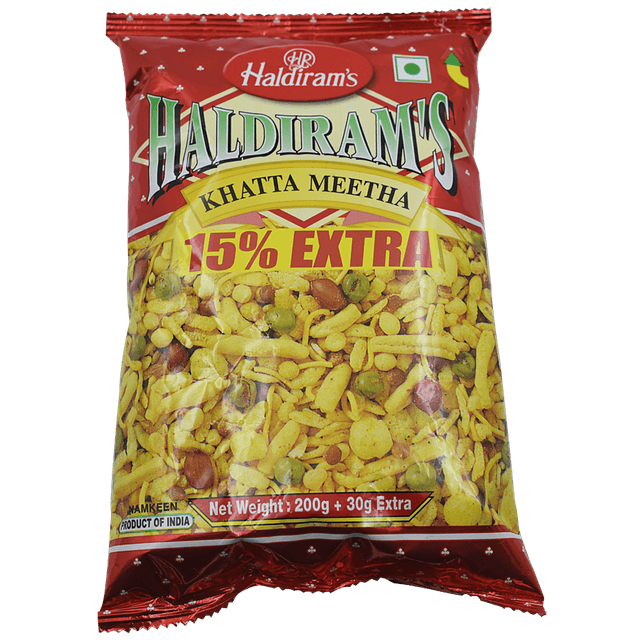 Haldiram's Khatha Meetha Namkeen, 200 G Pouch