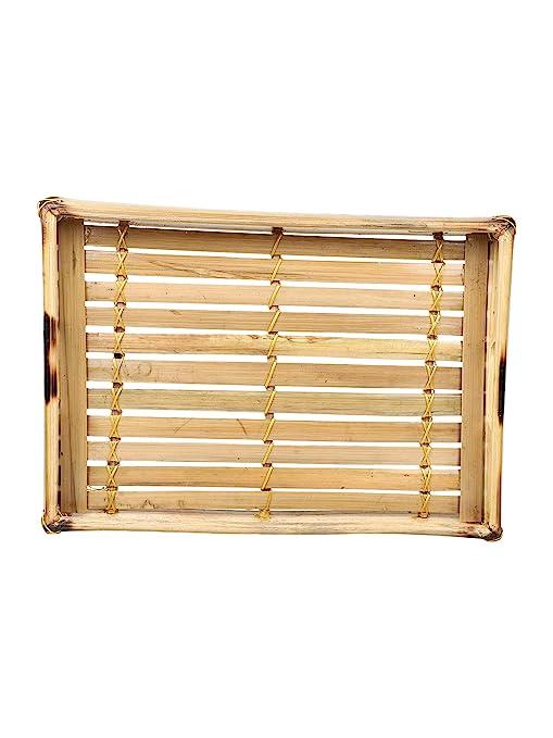 Square Tray Bamboo is Easily Renewable, Resulting in an Environmentally Friendly Material 