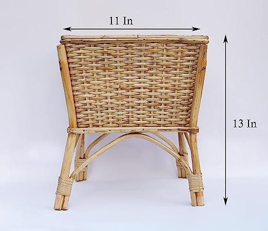 Dastkar Crafts Cane Flower Pot Plant Stand Planter full weaving