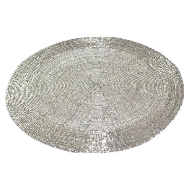 Beaded Placemat for Dining Table | Set of 4